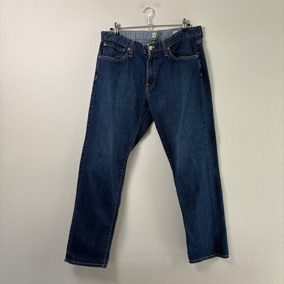 Agave Denim  No 11 Classic Fit Jeans Mens 38 x 32 Belfort Indigo Dark USA - Picture 1 of 14